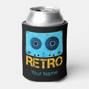 Rafraîchisseur Pour Canette Bande Retro Rechercher Cassette Vintage Fête des a