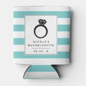 Rafraîchisseur Pour Canette Bande Turquoise | Bachelorette (Devant)