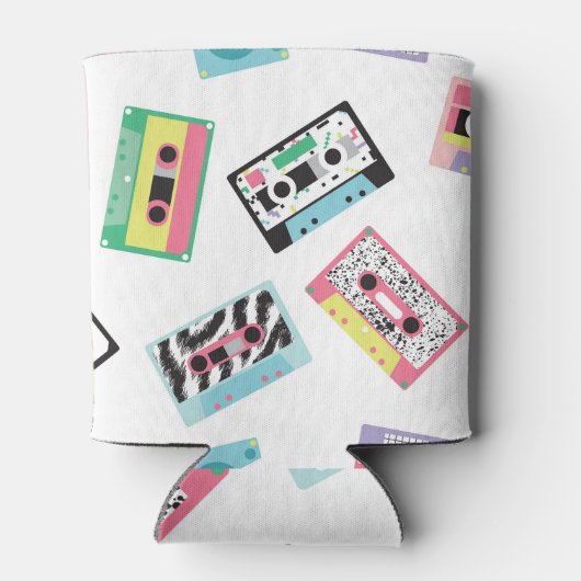 Rafraîchisseur Pour Canette Bandes audio rétro : 80s en continu. (Dos)