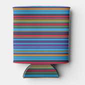 Rafraîchisseur Pour Canette Bandes de violet bleu mignonne (Devant)