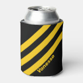 Rafraîchisseur Pour Canette Bandes nostalgiques d'abeille avec nom (Can devant)