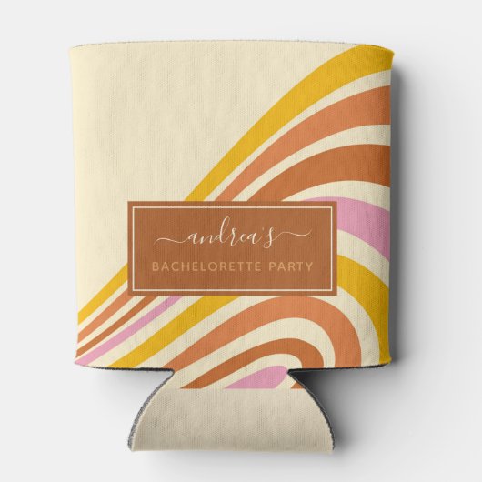 Rafraîchisseur Pour Canette Bandes Rétro Géométriques Enterrement de Vie de Je (Dos)