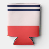 Rafraîchisseur Pour Canette Bandes rouges et noires (Devant)