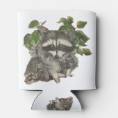 Rafraîchisseur Pour Canette Bandit Black White Raccoon Trash Panda (Dos)