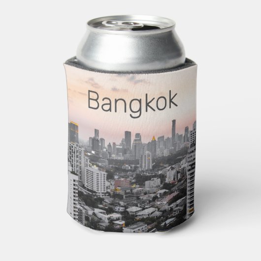 Rafraîchisseur Pour Canette Bangkok Skyline Sunset Panorama BKK Thaïlande (Can Dos)