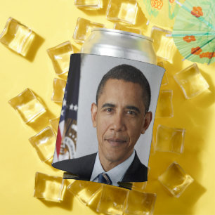 Rafraîchisseur Pour Canette Barack Obama Président américain Portrait de la Ma