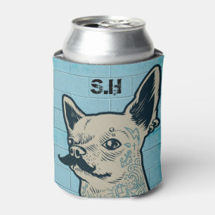 Rafraîchisseur Pour Canette Barbe Chihuahua Graffiti Monogramme