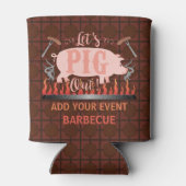 Rafraîchisseur Pour Canette Barbecue BBQ Funky Pig Summer Grilling Custom (Dos)
