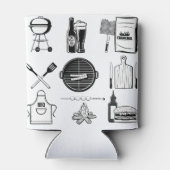 Rafraîchisseur Pour Canette Barbecue Grillin' & Chillin Bachelor Party (Dos)