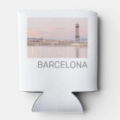 Rafraîchisseur Pour Canette Barcelona Skyline Sunset Catalogne Espagne (Dos)