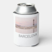 Rafraîchisseur Pour Canette Barcelona Skyline Sunset Catalogne Espagne (Can Dos)