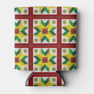 Rafraîchisseur Pour Canette Barn Quilt Star 8 Motif