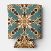 Rafraîchisseur Pour Canette Baroque d'or, décoration luxueuse. (Dos)