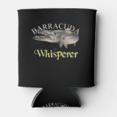 Rafraîchisseur Pour Canette Barracuda Whisperer de couleur foncée (Devant)