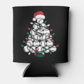 Rafraîchisseur Pour Canette Baseball Christmas Tree Santa Sports (Devant)