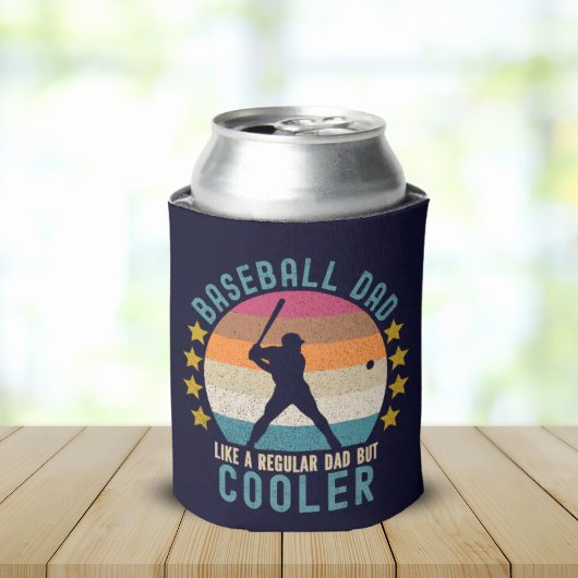 Rafraîchisseur Pour Canette Baseball Dad Like a Regular Dad But Cooler