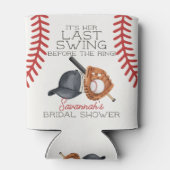 Rafraîchisseur Pour Canette Baseball Dernier Swing Home Run Fête des mariées F (Dos)