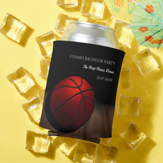 Rafraîchisseur Pour Canette Basketball anniversaire / fête de célibataire Blac (Été in situ)