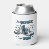 Rafraîchisseur Pour Canette Baskets Bleus Comme Père, Comme Fils (Can devant)