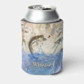 Rafraîchisseur Pour Canette Basse Poisson Frappe Pêche leurre Prénom (Can Dos)