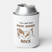 Rafraîchisseur Pour Canette BassET HOUNDS ROCK ALL (Can devant)