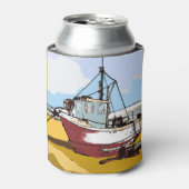 Rafraîchisseur Pour Canette Bateau de pêche pittoresque (Can devant)