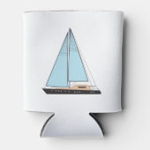 Rafraîchisseur Pour Canette Bateau De Voilier De Luxe (Devant)