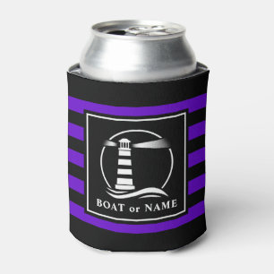 Rafraîchisseur Pour Canette Bateau ou nom de phare classique Purple Strike