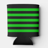 Rafraîchisseur Pour Canette Bateau phare classique ou nom Marine Lime Stripé (Dos)