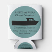 Rafraîchisseur Pour Canette Bateaux à charte Zihuatanejo (Dos)