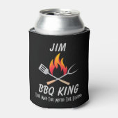 Rafraîchisseur Pour Canette BBQ King Can Cooler (Can devant)