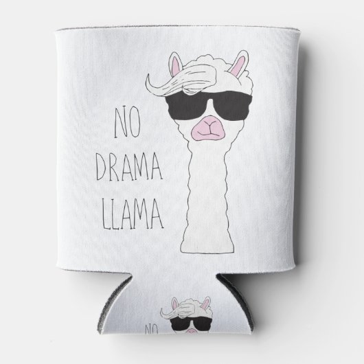 Rafraîchisseur Pour Canette Be a No Drama Llama Art Cartoon Art Llama Art Pun (Devant)