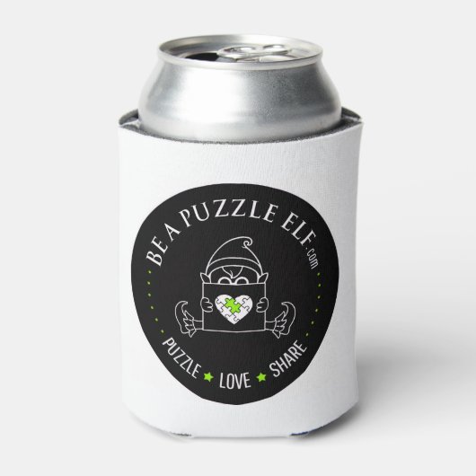 Rafraîchisseur Pour Canette Be A Puzzle Elf - Can Cooler (Can devant)