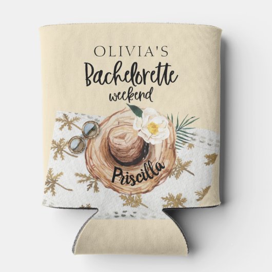 Rafraîchisseur Pour Canette Beach Bachelorette Week-end Can Cooler (Dos)