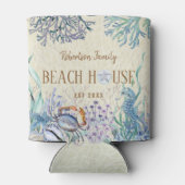 Rafraîchisseur Pour Canette Beach House Famille Océan Côtier (Dos)