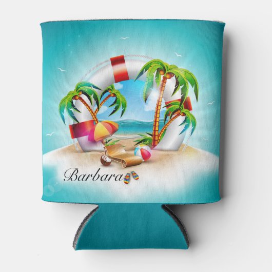 Rafraîchisseur Pour Canette Beach Life (Devant)