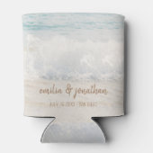 Rafraîchisseur Pour Canette Beach Wedding Seaside/Oceanside Wedding (Dos)