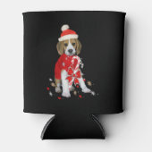 Rafraîchisseur Pour Canette Beagle Chiot Noël Baby Bodysuit (Devant)