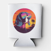 Rafraîchisseur Pour Canette Beagle Sunset Arrière - plan Chemise, maman Beagle (Devant)