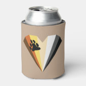 Rafraîchisseur Pour Canette Bear Pride Coeur Can Beverage Cooler (Can devant)