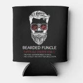 Rafraîchisseur Pour Canette Bearded Funcle Funny Uncle Définition (Devant)