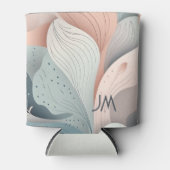 Rafraîchisseur Pour Canette Beau design feuille pastel élégant (Devant)