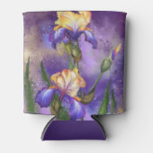 Rafraîchisseur Pour Canette Beau Iris Flower Can Cooler (Devant)
