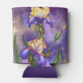 Rafraîchisseur Pour Canette Beau Iris Flower Can Cooler (Dos)