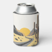 Rafraîchisseur Pour Canette Beau lever de soleil du désert avec vue sur la mon (Can Dos)