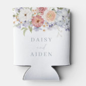 Rafraîchisseur Pour Canette Beau Mariage d'aquarelle végétale (Dos)