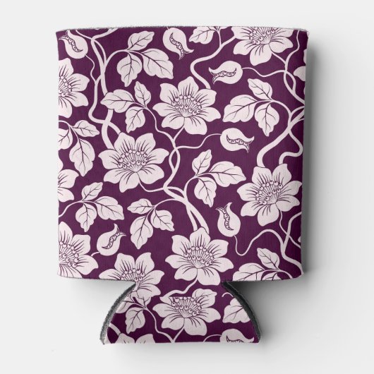 Rafraîchisseur Pour Canette Beau motif floral (Devant)