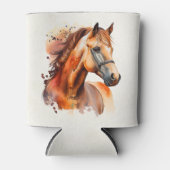 Rafraîchisseur Pour Canette Beau Sorrel Horse Portrait (Devant)