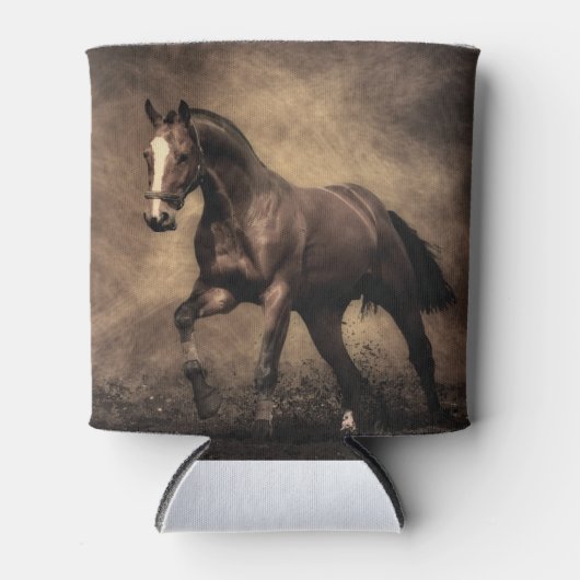 Rafraîchisseur Pour Canette Beautiful horse throw pillow (Devant)