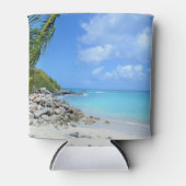 Rafraîchisseur Pour Canette Beautiful Turquoise Tropical Beach (Devant)